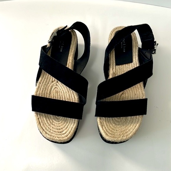 Rag & Bone Megan Platform Strappy Sandal, size 7.5 - Picture 3 of 14